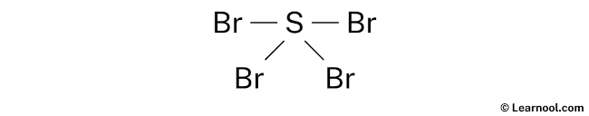 SBr4 Lewis Structure (Step 1)