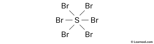 SBr6 Lewis Structure (Step 1)