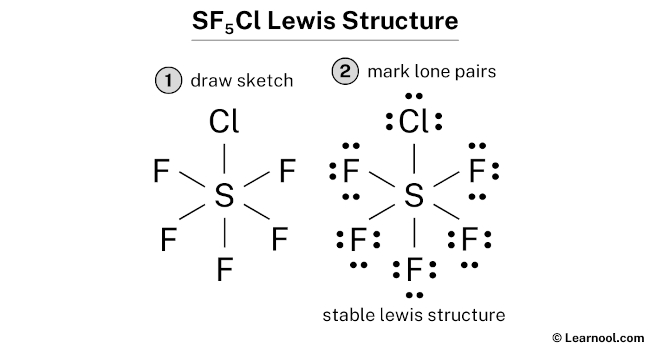 SF5Cl Lewis Structure