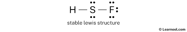 SHF Lewis Structure (Step 2)