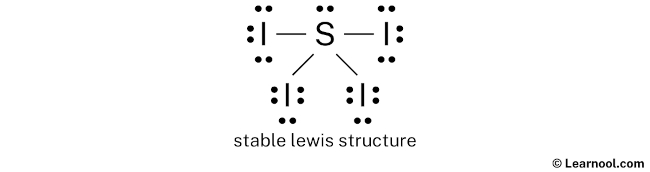 SI4 Lewis Structure (Step 2)