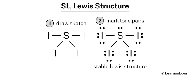 SI4 Lewis Structure