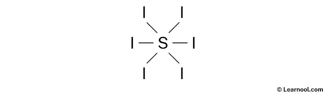 SI6 Lewis Structure (Step 1)