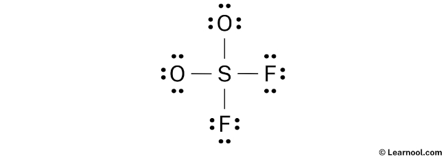 SO2F2 Lewis Structure (Step 2)