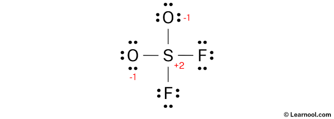 SO2F2 Lewis Structure (Step 3)