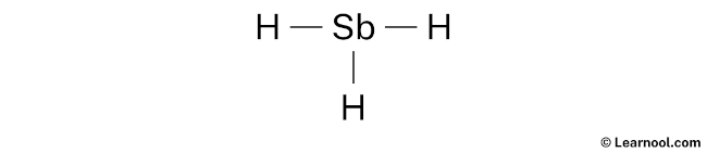 SbH3 Lewis Structure (Step 1)