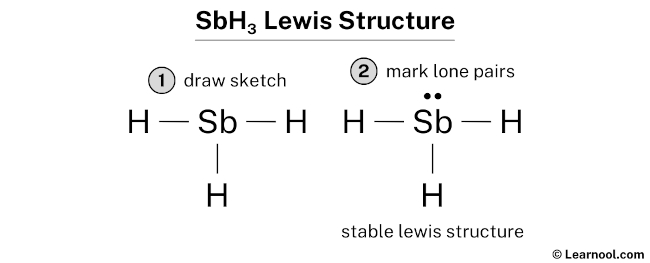 SbH3 Lewis Structure