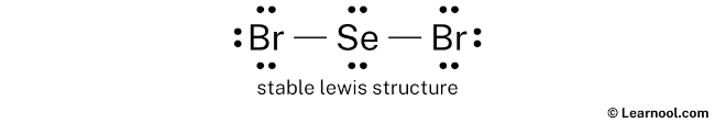 SeBr2 Lewis Structure (Step 2)