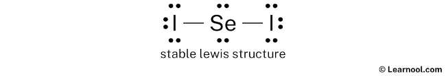 SeI2 Lewis Structure (Step 2)