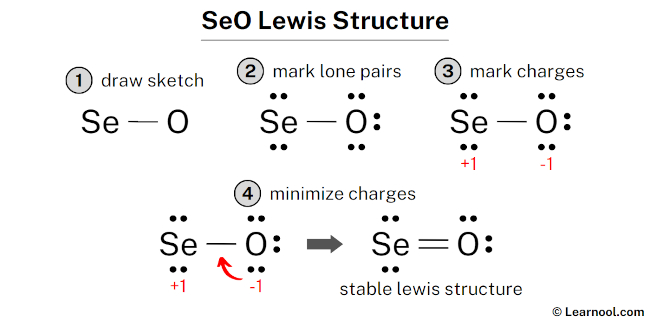 SeO Lewis structure - Learnool