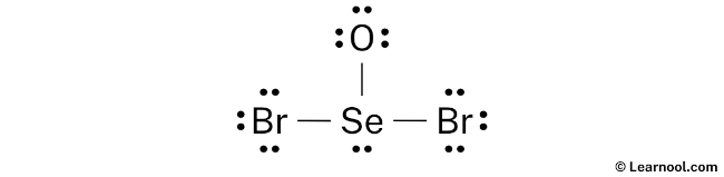 SeOBr2 Lewis Structure (Step 2)