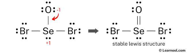 SeOBr2 Lewis Structure (Step 4)