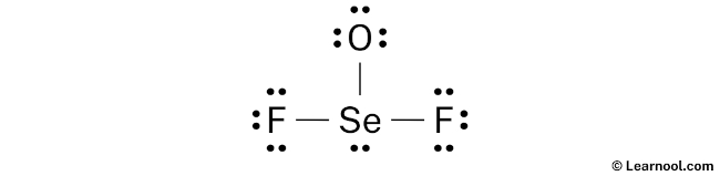 SeOF2 Lewis Structure (Step 2)
