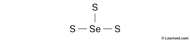 SeS3 Lewis Structure (Step 1)