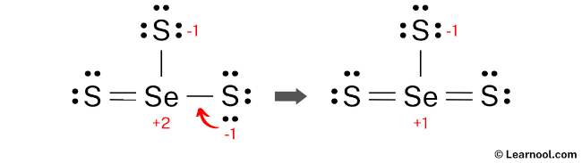 SeS3 Lewis Structure (Step 5)