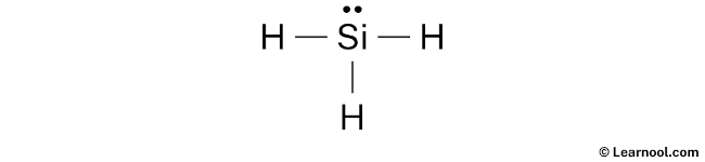 SiH3- Lewis Structure (Step 2)