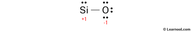 SiO Lewis Structure (Step 3)