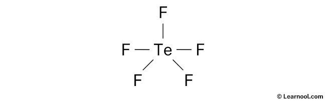 TeF5- Lewis Structure (Step 1)