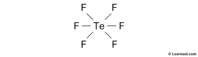 TeF6 Lewis Structure (Step 1)