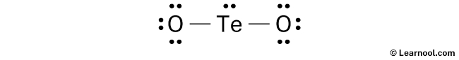 TeO2 Lewis Structure (Step 2)