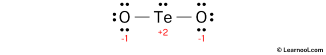 TeO2 Lewis Structure (Step 3)