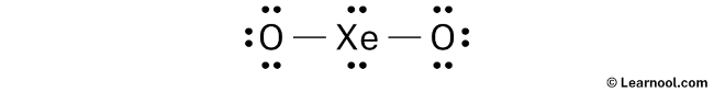 XeO2 Lewis Structure (Step 2)